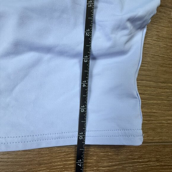 Lands End Women's High Neck Racerback Midkini Top 'Clear Blue Sky' Size 6 Summer - Picture 9 of 9